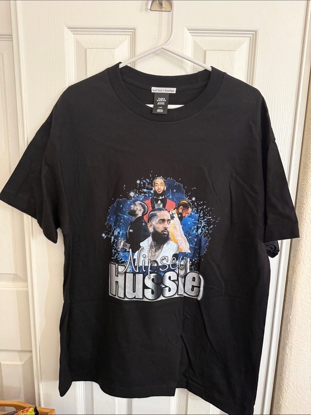 Nipsey Graphic Crewneck T-Shirt - Tribute Design